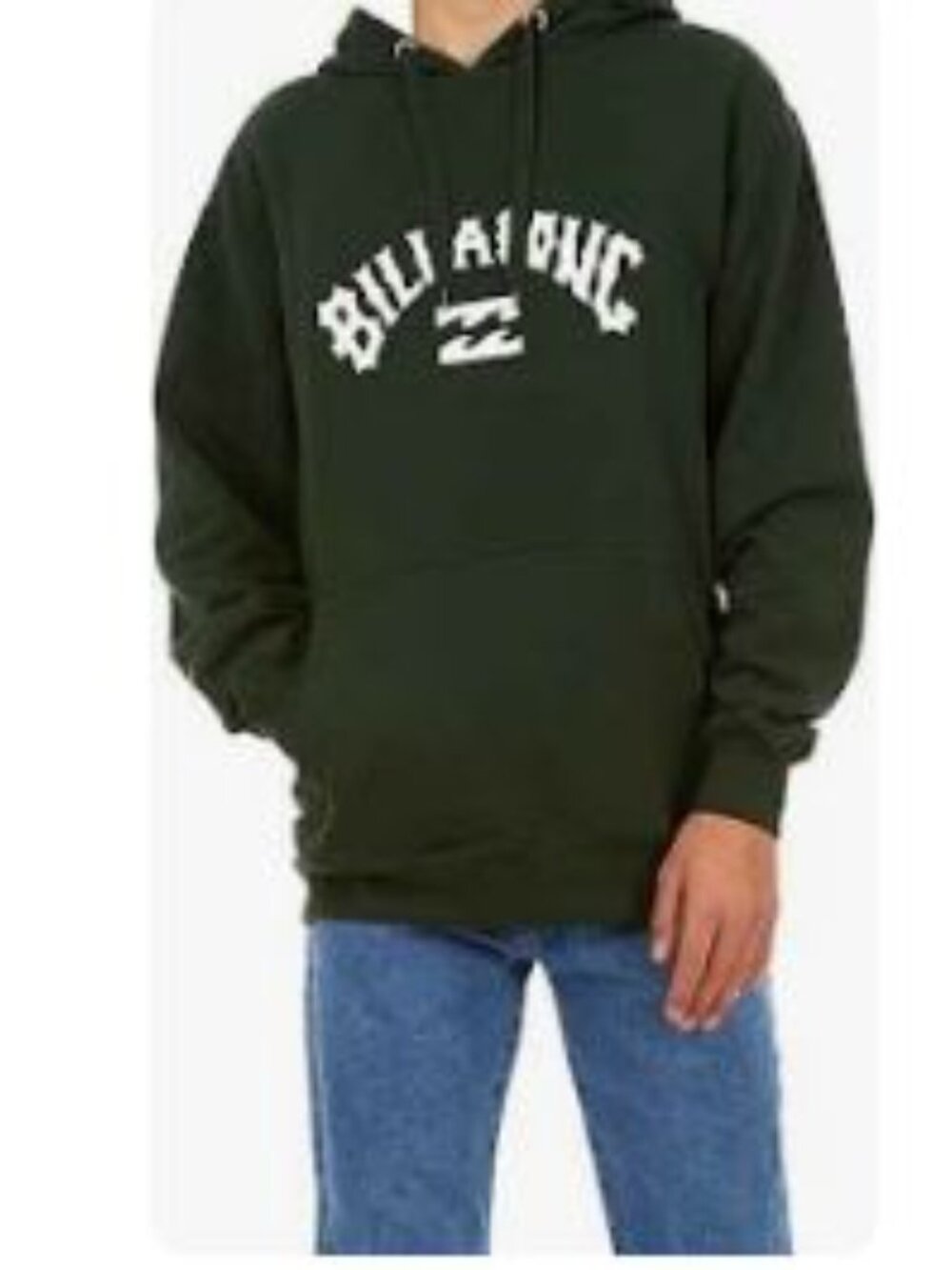 Billabong - Mens Fleece Graphic Hoodie, size XLT US mens, color green.